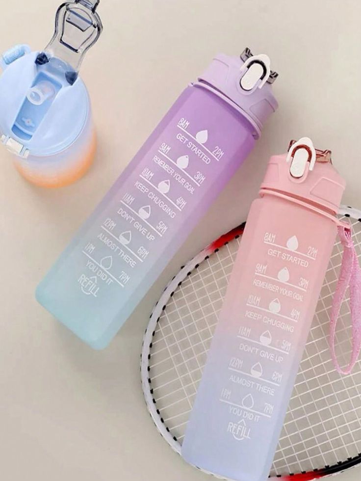 3-in-1 Motivational Water Bottle