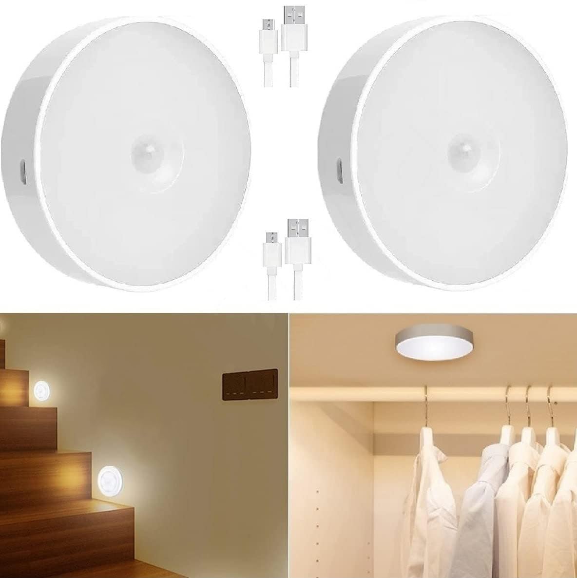 Motion Sensor Lights - Pack of 3