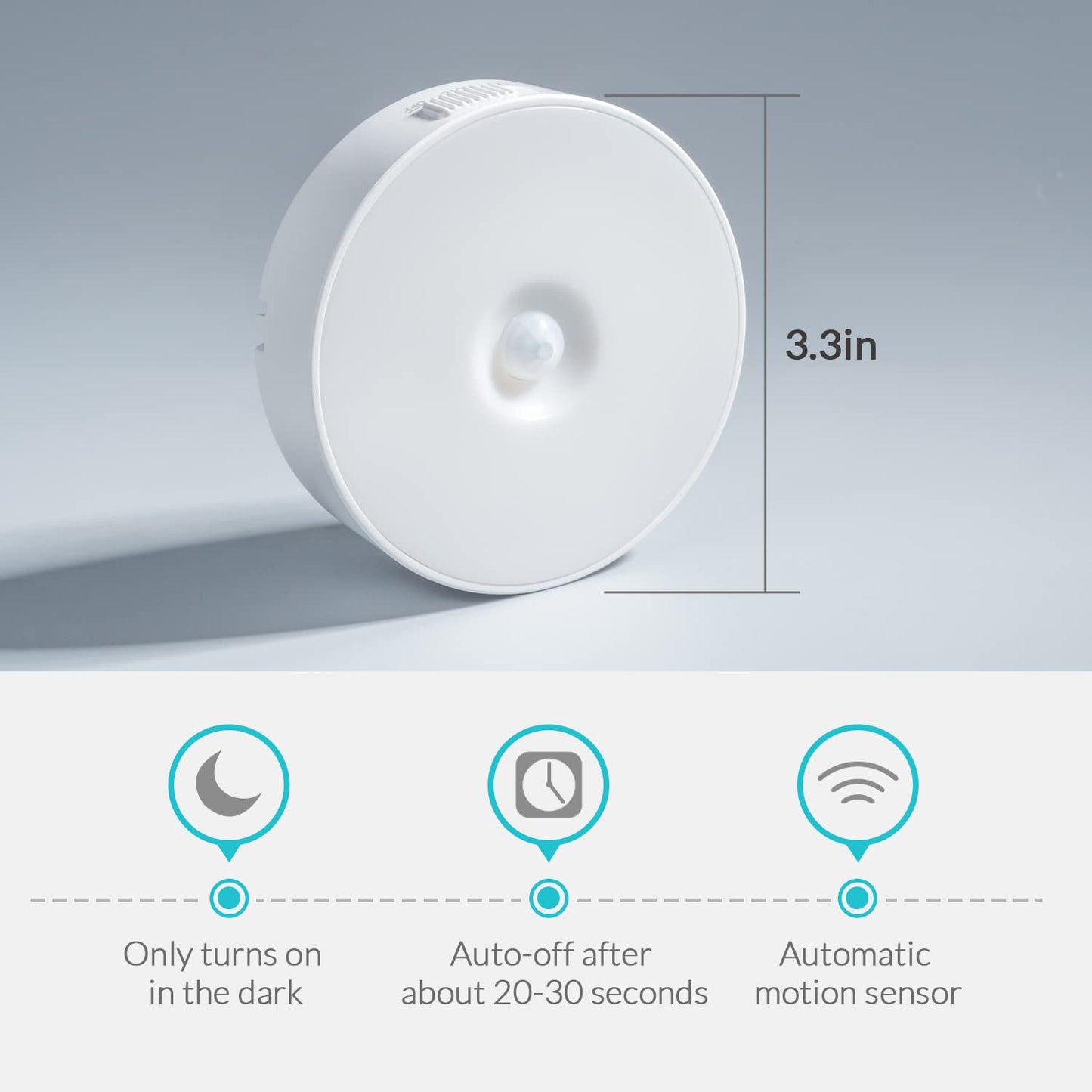Motion Sensor Lights - Pack of 3
